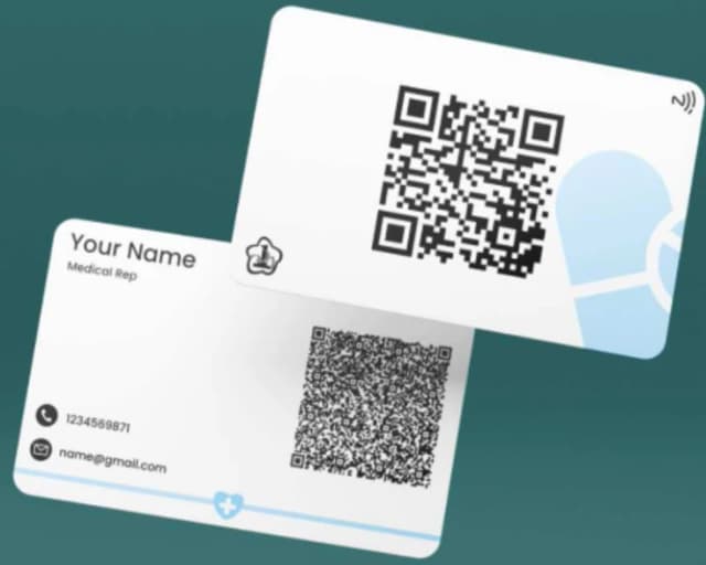 Medical Representatives - PVC NFC Business Visiting Card